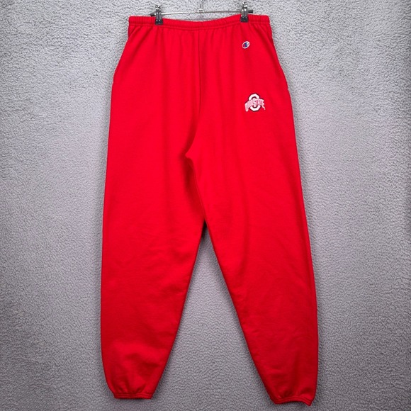 Champion Other - Ohio State Buckeyes Sweatpants Mens XL Red Fleece Joggers Champion NCAA OSU